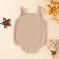 thumbnail image 4 of Akiihool Baby Short Sleeve Bodysuit Baby Bodysuit Cute Boy Outfit Funny Baby Romper (Khaki,0-3 Months), 4 of 8