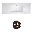 thumbnail image 1 of American Imaginations 35.5-in. W 3H8-in. Ceramic Top Set In White Color - Overflow Drain Incl. AI-20841, 1 of 1