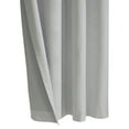thumbnail image 3 of Loft Living Mila Blackout Grommet Indoor Curtain 52 x 108 in White, 3 of 6