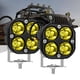thumbnail image 1 of Luz de conducción LED para automóvil a prueba de agua, 3 pulgadas, trébol de cuatro hojas, 40 W, luz cuadrada pequeña, foco para camión todoterreno, 1 of 1