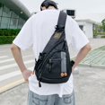thumbnail image 3 of Bolso de pecho de gran capacidad para exteriores, bolso de mensajero deportivo unisex, bolso de hombre de estilo japonés y coreano, bolso de viaje, bolso para equipo de pesca, 3 of 6
