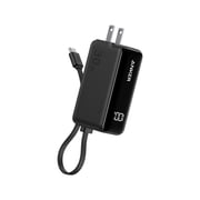 Anker Power Bank, 30W, 5,000mAh, fusion, built-in usb-c cable