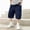 Blue2, variant on Boys Denim Shorts with Big Pockets- Fashion Casual Elastic Waist Baggy Kids Cargo Jean Shorts Blue Size 10