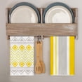thumbnail image 4 of Yellow Stripes Home Sweet Home Boho Summer Kitchen Towels Dish Towels, 18x26 Inch Seasonal Decoration Hand Towels Set of 4, 4 of 6