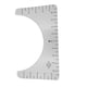 thumbnail image 5 of Injueey 1pc T -Shirt Ruler Designing Shirt Guide Ruler Round Collar Centering Alignment Tool T Shirt Rulers Guide Size Chart Ruler Pequeño 10*6 pulgadas 2Conjunto, 5 of 6