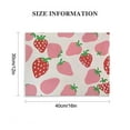 thumbnail image 2 of Chilfamy Strawberry Canvas Wall Art Print Ready To Hang Home Decor 16x12in, 2 of 6