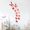 thumbnail image 4 of Bienvenido Luminoso tridimensional mariposa dormitorio habitación infantil decoración de pared pegatinas de pared, 4 of 5