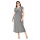 thumbnail image 1 of Vestido largo manga volantes Roman Fashion Tallas Extras 9940-SO Gris 40, 1 of 5