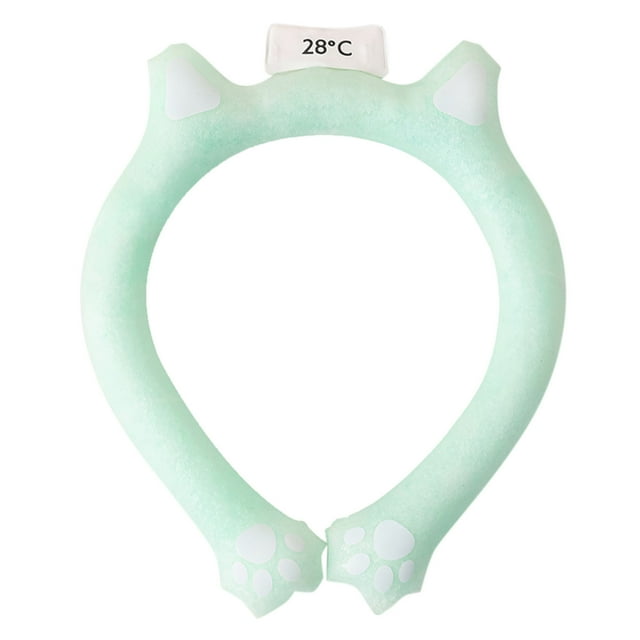 Anneau de Glace Réutilisable pour le Cou Glacière Portable pour Activités Intérieures Extérieures d'Été Idéal pour Temps Chaud Exercice et Plage