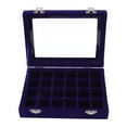 thumbnail image 1 of Earring Storage Box, Jewelry Tray Neat Multifunction   For Stud Earrings Blue, 1 of 8
