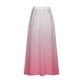 thumbnail image 5 of yillto Womens Plus Size Skirts High Waist Loose Summer Beach Vacation Long Maxi Skirts with Pockets, 5 of 5