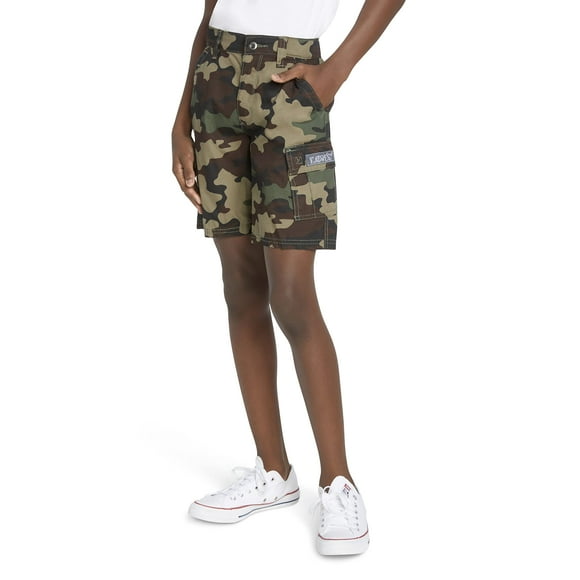 Levi's Boys' Cargo Shorts, Cypress Camo, 18