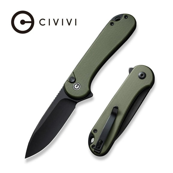 CIVIVI Pocket Folding Knife 7.06" Button Lock Elementum II C18062P-3