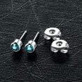 thumbnail image 4 of K-KED Fashion Beauty Simple Multicolor Earrings Crystal Stainless Steel Stud Earrings-#light siam, 4 of 9