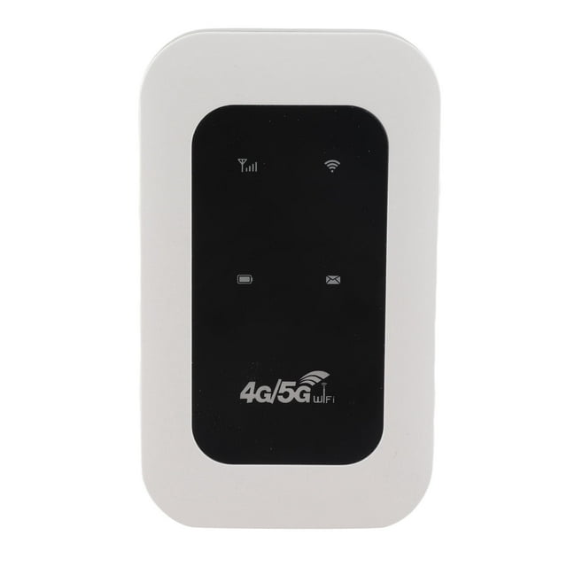 Dispositivo De Punto De Acceso Móvil WiFi 4G 5G Para Viajes, Punto De Acceso WiFi Portátil 4G 5G Compatible Con 10 Dispositivos 300Mbps Para Autocaravana