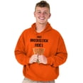 thumbnail image 4 of Free Broomstick Rides Halloween Witch Men's Big & Tall Graphic Hoodie Brisco Brands 2X, 4 of 5