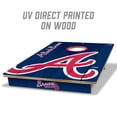 thumbnail image 3 of YouTheFan MLB Atlanta Braves 2' x 3' Cornhole Game, 3 of 6