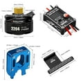 thumbnail image 2 of 2204 2400KV Brushless Outrunner Motor W/ Transmission & 30A Esc Toy Supplies (Blue w Pedals), 2 of 10