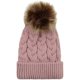 thumbnail image 2 of Gorro de invierno JAMW para bebé niña tejido grueso y cálido, 2 of 3