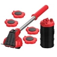 thumbnail image 1 of Elevador de muebles Mega Maxx con 4 rodillos rojos, carga de 300 kg, 1 of 8