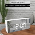 thumbnail image 3 of sruoe Alarm Clock, Clock Alarm Bedside, Clock Alarm Digital, Alarm Clocks for Bedrooms, Small Alarm Clock, Vibrating Alarm Clock, Projection Rectangular, Plastic, 3 of 5
