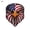 B, variant on 250th Anniversary Patriotic Reflective Window Decal Eagle Theme Waterproof Decorative Sticker for Car Truck Laptop Window