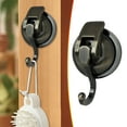 thumbnail image 2 of Strong, No-Drill Suction Cup Hooks in Antique Bronze， Flower Garland Hook Electroplated and Polished Finish with Powerful Suction for Use on Glass in Kitchens Bathrooms and Lavatories., 2 of 4