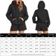 thumbnail image 2 of Sudadera Conjunto de chándal de 2 piezas para mujer, traje de chándal cómodo y holgado a la moda Kuymtek Negro T S para Mujer, 2 of 7