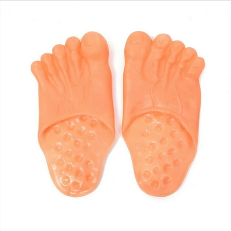 

DOYOUNG Silicone Feet Big Fairy Spoof Hulk Five-fingered Feet Props Funny Toe Slipper