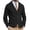 Black, variant on ZVNAΖH Men's Ribbed Knit Blazer Jacket, Three-Button Notch Lapel Outerwear with Patch Pockets, Slim Fit Casual Business Coat, S-3XL