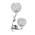 thumbnail image 2 of Modern wall of Bedroom Wall Sconce Lighting Fixture, E26/E27 Socket, for Bedroom Bedside Stairs - Silver_Right, 2 of 7