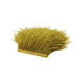 thumbnail image 1 of Ruban de Décoration à Franges de Plumes d'Autruche Teint en Yard Vert Armée, 1 of 8