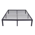 thumbnail image 6 of NNV 14" 3500 lbs Heavy Duty Queen Bed Frame, Duty Steel Slat Metal Bed Frame, Black, 6 of 6