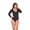 Black, variant on Seamless Body Shaper - Body Briefer Shapewear, Tummy Control Bodysuit with Arm Shapewear - Body Slimmer 