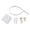 White, variant on 1Sets Furniture Anchoring for Baby Proofing AntiTip Child Cabinet Straps to Help Furniture to Wall Proof Anchoring Kit for Shelf & Dresser to Protective Toddler Pet Adjustable