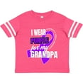 thumbnail image 3 of Inktastic I Wear Purple for My Grandpa Pancreatic Cancer Awareness Boys or Girls Toddler T-Shirt, 3 of 5