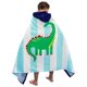 thumbnail image 1 of Kids Bath Poncho, Bath Towel, Beach Towel, Bath Robe, Absorbent, Quick Dry, Soft Hooded Bath Towels for Boys and Girls, 2-8 Years Old (Dinosaur Blue), 1 of 5