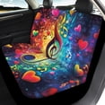 thumbnail image 4 of Pzuqiu Automotive Vehicle Cushion Breathable Interior Decor Car Seat Covers Full Set Polyester Full Surround Easy to Install, Fit for Truck Cars Trucks, 4 of 10