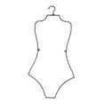 thumbnail image 3 of 2 Perchas Para Trajes De Baño, Lencería, Ropa De Playa, Color Negro Para Adultos, 3 of 8