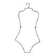 thumbnail image 2 of Percha para lencería Percha para trajes de baño Percha para trajes de baño Percha para trajes de baño Bikini pijama Negro, 2 of 9