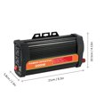 thumbnail image 4 of Graflsoa 600W Modified Sine Wave Power Inverter with Dual USB Ports, 12V DC to 110-130V AC Converter for Home and Car Use, P600U Model, 4 of 6