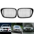 thumbnail image 2 of Matte Black Euro Front Center Kidney Grille Grill Fit 1997-2003 BMW E39 520i 523i 525i 528i 530i 535i 540i M5 4-Door, 2 of 5