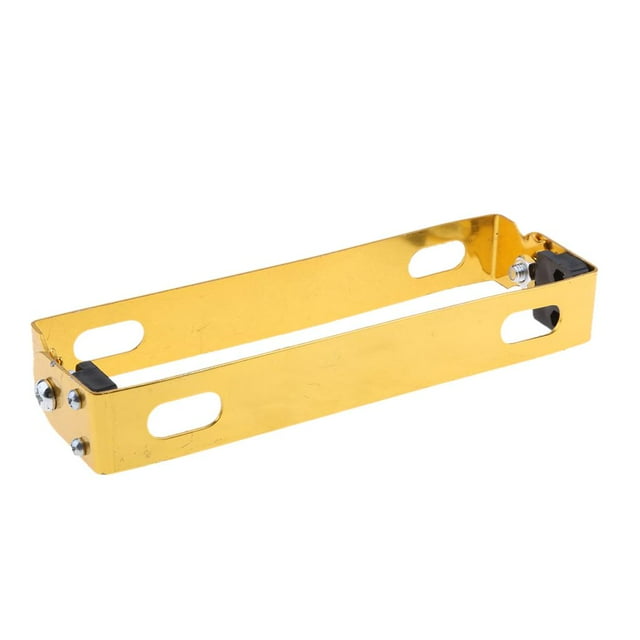 Licencia De Motocicleta De Aluminio Ajustable Oro