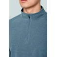 thumbnail image 4 of Mondetta Men’s Quarter Zip (Indian Teal (Light Blue), X-Large), 4 of 5