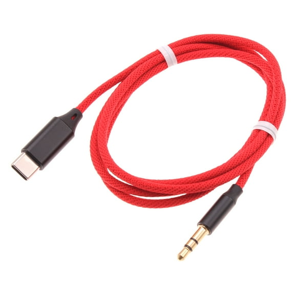 USB-C to 3.5mm Aux Cable for Samsung Galaxy A16 5G - Audio Cord Car Stereo Aux-in Adapter Speaker Jack Wire Braided for Galaxy A16 5G