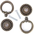 thumbnail image 3 of 6 Pcs Boutons de Meuble Anneau Poignée de Meuble Vintage Boutons d'Armoire Boutons de Tiroir Poignées de Tiroir d'Armoire Bouton pour Meuble Armoire Commode Porte Bouton de Meuble, 3 of 5