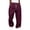 Wine #11, variant on Evdexr Corduroy Pants Mens Drawstring Baggy Sweatpants Fall Winter Hip Hop Travel Pants Loose Fit Breathable Solid Color Trousers with Pockets L