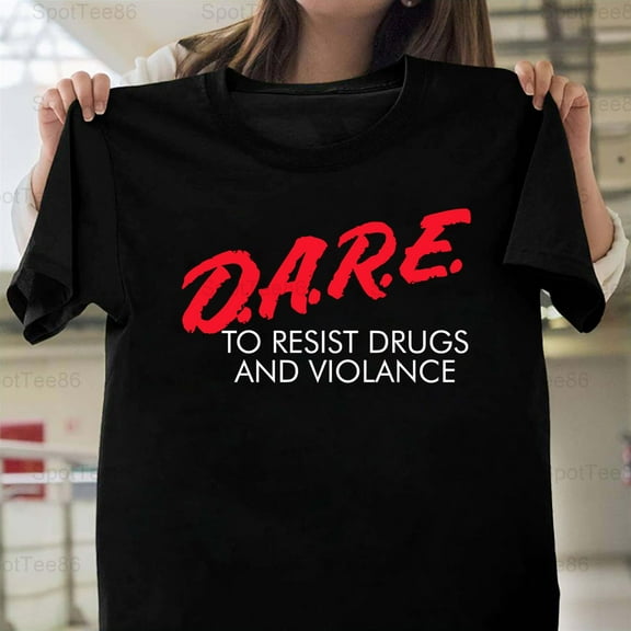 D.A.R.E. Retro 90s Vintage Inspired Nostalgic Old School Graphic V70441 Unisex T-Shirt, Up to Size 5XL