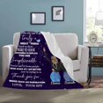 thumbnail image 2 of LHSHID Custom Blanket to My Best Friend I Would Give You The Ability to See Yourself Through My Syes Bed Throws Light Blanket Gift for Best Friend Bestie, 2 of 4