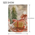 thumbnail image 3 of Pofeuu Holiday Christmas Stars Print Travel Document Organizer Passport Holder Men Women for Family (6.5 in x 4.5 in),Wallet Holder Credit Card Clutch Bag Case, 3 of 5